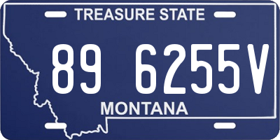 MT license plate 896255V