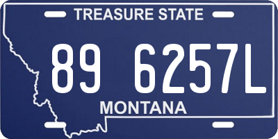 MT license plate 896257L