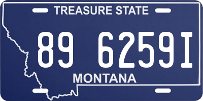 MT license plate 896259I