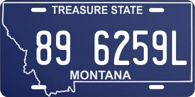 MT license plate 896259L