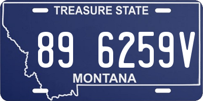 MT license plate 896259V