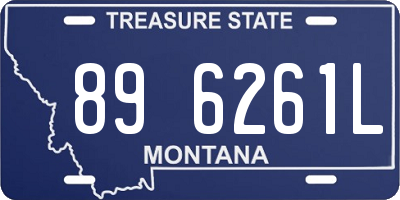 MT license plate 896261L