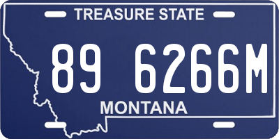 MT license plate 896266M