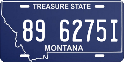 MT license plate 896275I