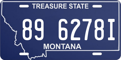 MT license plate 896278I