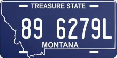 MT license plate 896279L