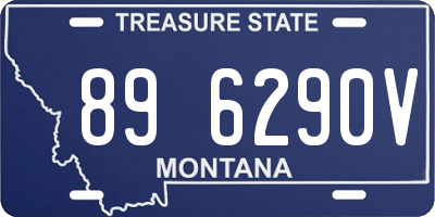 MT license plate 896290V