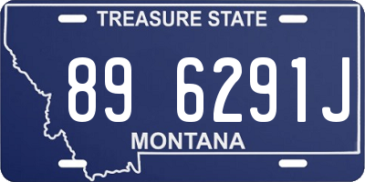MT license plate 896291J