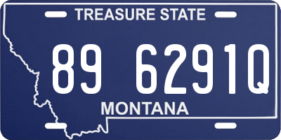 MT license plate 896291Q