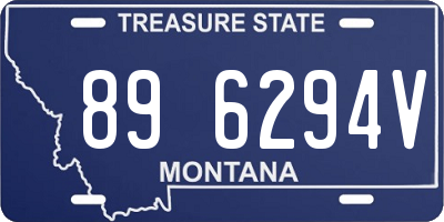MT license plate 896294V