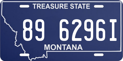 MT license plate 896296I