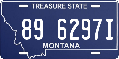 MT license plate 896297I