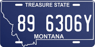MT license plate 896306Y