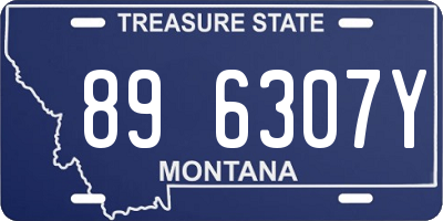 MT license plate 896307Y