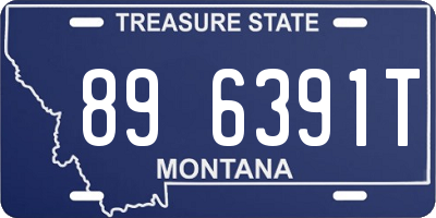 MT license plate 896391T