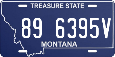 MT license plate 896395V