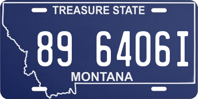 MT license plate 896406I