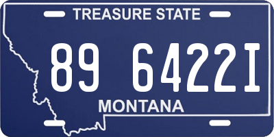 MT license plate 896422I