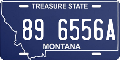 MT license plate 896556A