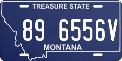 MT license plate 896556V