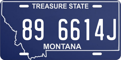 MT license plate 896614J