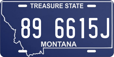 MT license plate 896615J