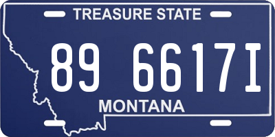 MT license plate 896617I