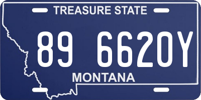 MT license plate 896620Y