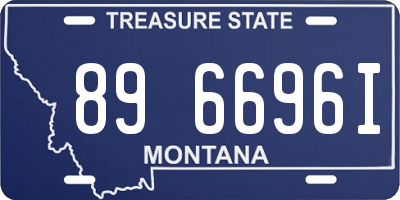 MT license plate 896696I