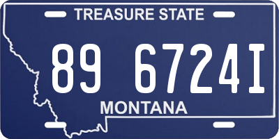 MT license plate 896724I