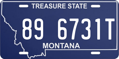 MT license plate 896731T