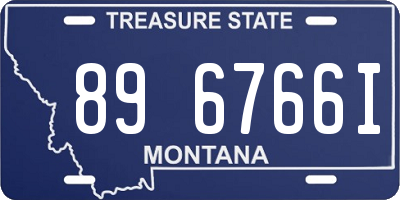 MT license plate 896766I