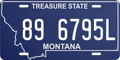 MT license plate 896795L