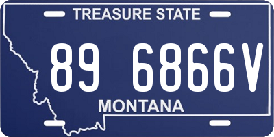 MT license plate 896866V