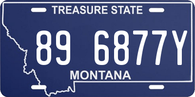 MT license plate 896877Y
