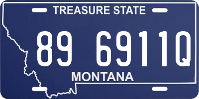 MT license plate 896911Q