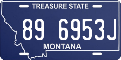 MT license plate 896953J
