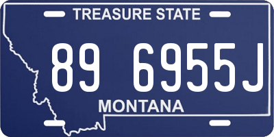 MT license plate 896955J