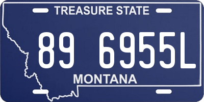 MT license plate 896955L