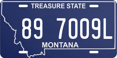 MT license plate 897009L