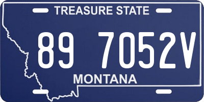 MT license plate 897052V