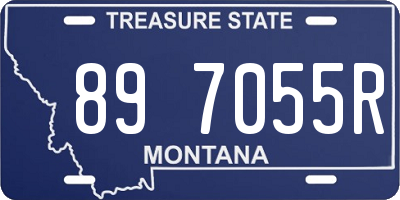 MT license plate 897055R