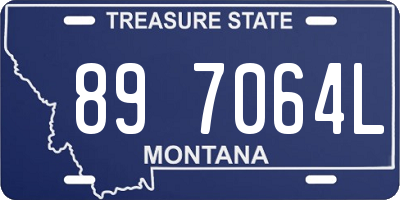 MT license plate 897064L