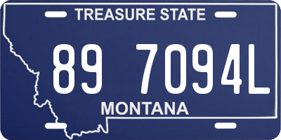 MT license plate 897094L