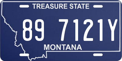 MT license plate 897121Y