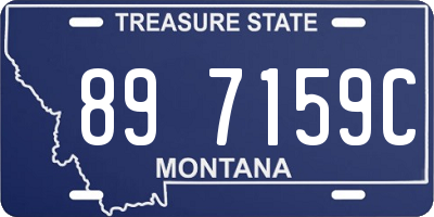 MT license plate 897159C
