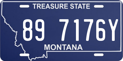 MT license plate 897176Y