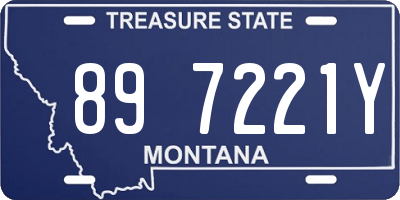 MT license plate 897221Y