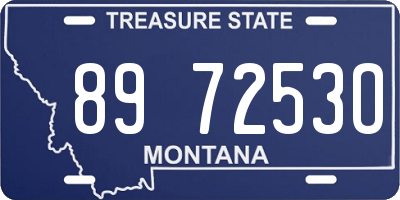 MT license plate 897253O