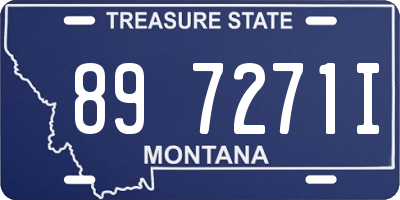 MT license plate 897271I